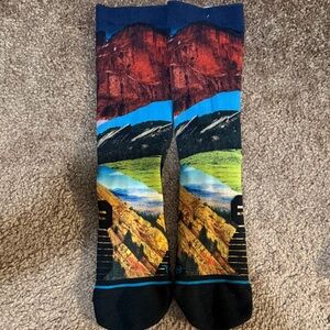 Stance socks Colorful Landscape Print small